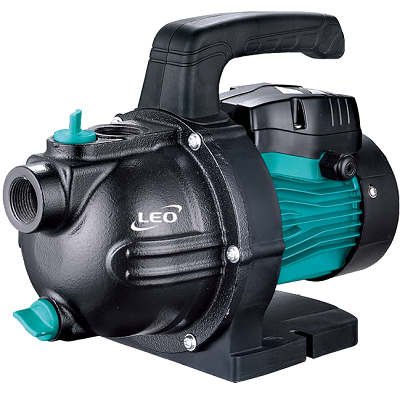 Насос самовсасывающий EKJ-1202I(1200Вт max,Hmax-48м,Qmax-5м3/ч,корпус-чугун,раб.кол-пластик), LEO