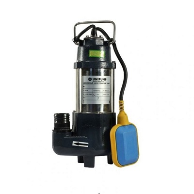 Дренажный насос FEKAPUMP V 250F (250Вт, Hmax-7,5м, Qmax-150 л/мин, примеси- до 15 мм,  c попл. выкл.)
