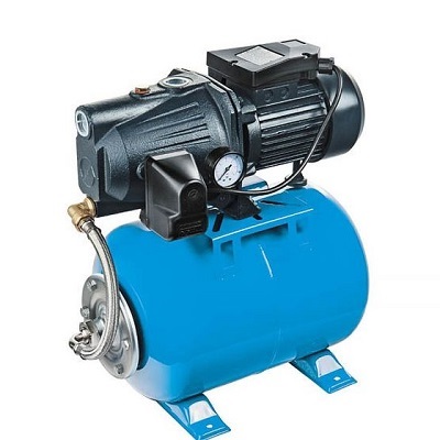 Насосная станция AUTO JET 110L(1100Вт max,Hmax-53м,Qmax-3м3/ч,корпус-чугун,раб.кол-латунь), Unipump