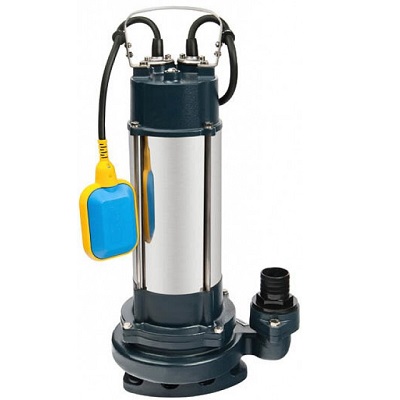 Дренажный насос FEKAPUMP V 450F (450Вт, Hmax-8,5м, Qmax-200 л/мин, примеси- до 25 мм,  c попл. выкл.)