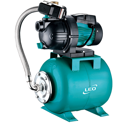 Насосная станция EKJ-1202 I(A)5 (1200Вт max,Hmax-48м,Qmax-5м3/ч,корпус-чугун,раб.кол-пластик)LEO