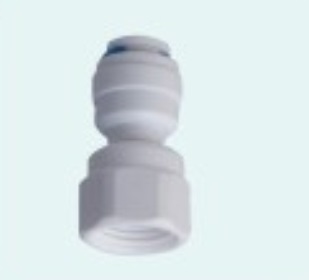 Фитинг прямой с внутренней резьбой 1/4"-1/4"(трубка-резьба) QT-15A Naturewater (25-4-4)